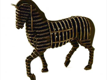 3D лошадь