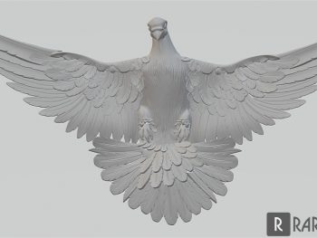 3D голубь