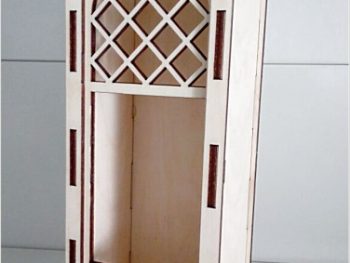 Коробка для вина с передним окном
