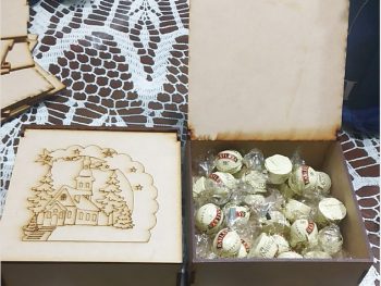 Новогодняя коробка для конфет