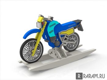 Мотоцикл в 3D